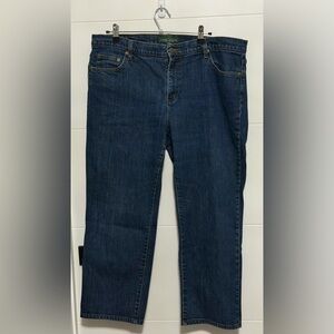 Lauren Ralph Lauren: Women’s Classic Straight Jeans- Size 18W